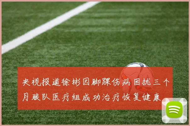 央视报道徐彬因脚踝伤病困扰三个月狼队医疗组成功治疗恢复健康